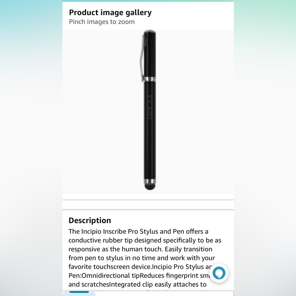 New in package. Incipio Inscribe Pro Stylus And pen STY-101.